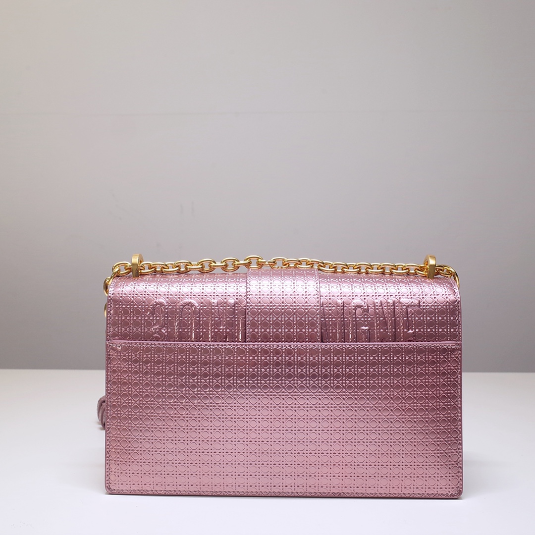 30 Montaigne Chain Bag Pink Purple Calfskin